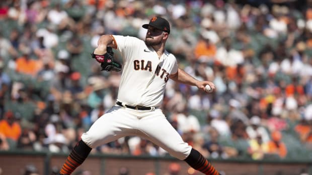 San Francisco Giants SP Carlos Rodón throwing a pitch